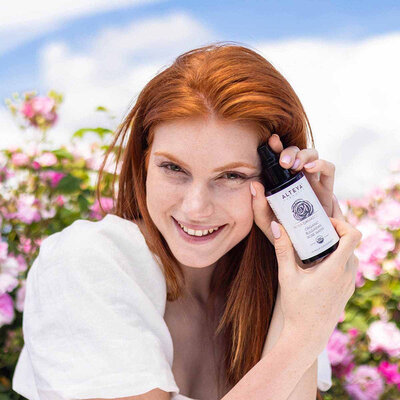 Alteya Organics Organic Bulgarian Rose Water Glass Bottle 100ml