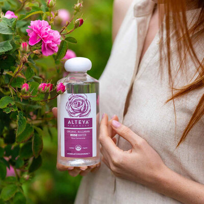 Alteya Organics Organic Bulgarian Rose Water 100ml , 250ml of 500ml