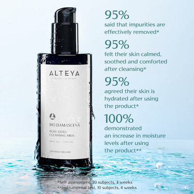 Alteya Organics Bio Damascena Rose Otto Cleansing Milk 200ml