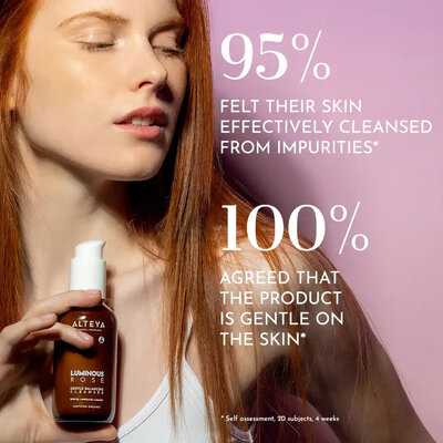 Alteya Organics Luminous Rose Gentle Balancing Cleanser