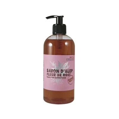 Aleppo Soap Co. Rooszeep met pomp - 500ml