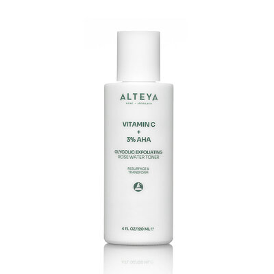 Alteya Organics Glycolische Exfoliërende Rozenwater Toner (Vitamine C + 3% Aha)