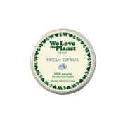 We Love The Planet Fresh Citrus Deodorant Balm - 35 gram