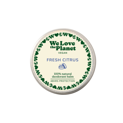 We Love The Planet Fresh Citrus Deodorant Balm - 35 gram