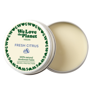 We Love The Planet Fresh Citrus Deodorant Balm - 35 gram