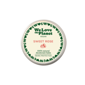 We Love The Planet Sweet Rose Deodorant Balm - 35 gram