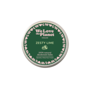 We Love The Planet Zesty Lime Deodorant Balm - 35 gram