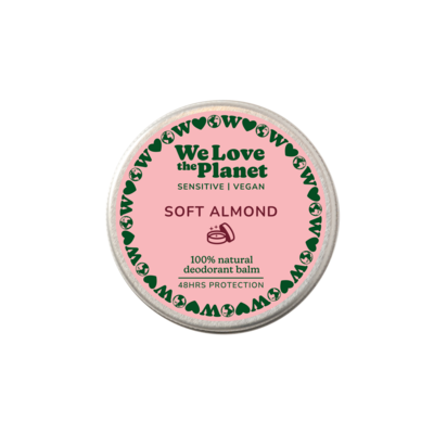 We Love The Planet Soft Almond Deodorant Balm - 35 gram