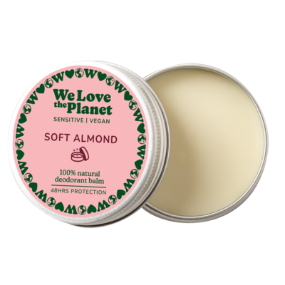 We Love The Planet Soft Almond Deodorant Balm - 35 gram