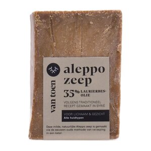 Van Toen Aleppo zeep 35% laurierbesolie