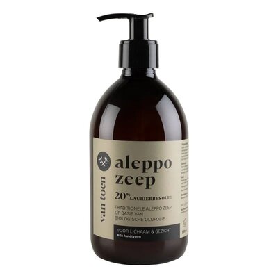 Van Toen Vloeibare Aleppo zeep 20% BIO
