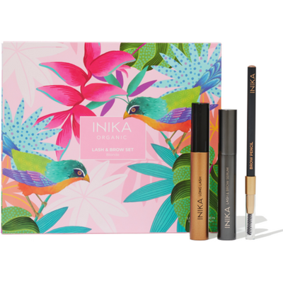 INIKA organic Lash & Brow Set – Brunette