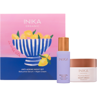 INIKA organic Organic Anti-Ageing Night Duo Set