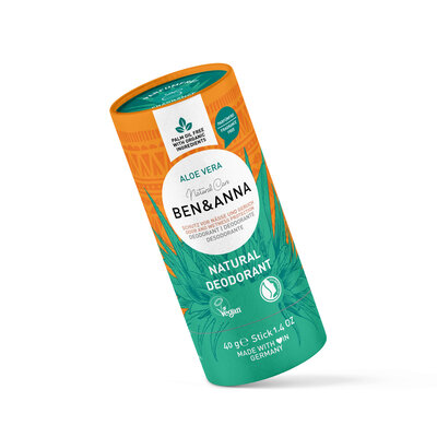 BEN&ANNA Papertube Deodorant Aloe Vera 40g