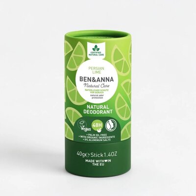 BEN&ANNA Deodorant Stick Papertube Persian Lime 40g