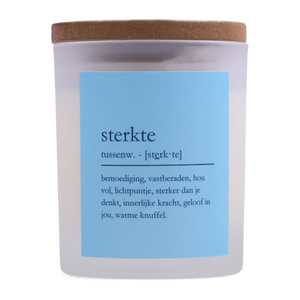 Le Bon Sens Geurkaars 'Sterkte' - Cederhout & Jasmijn kaars