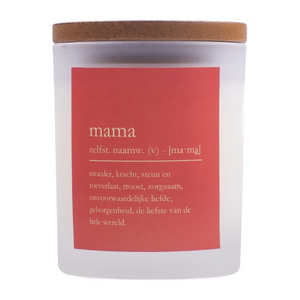 Le Bon Sens Geurkaars 'Mama' - bergamot, sinaasappel, jasmijn, patchouli.