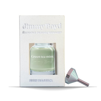 Jimmy Boyd Organic Green Tea & Mint - 200ml of 25ml (Hervulbaar)  of Sample Spray 3ml