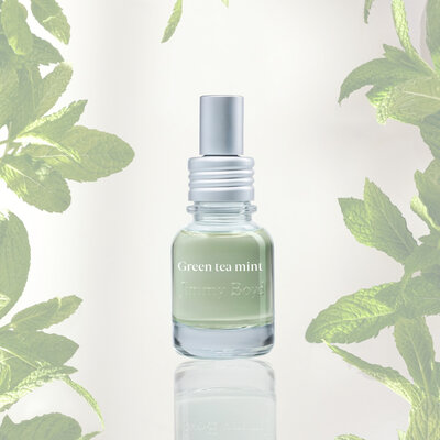 Jimmy Boyd Organic Green Tea & Mint - 200ml of 25ml (Hervulbaar)  of Sample Spray 3ml