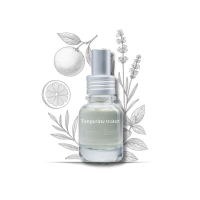 Jimmy Boyd Organic Tangerine Water - 200ml of 25ml (Hervulbaar)  of Sample Spray 3ml