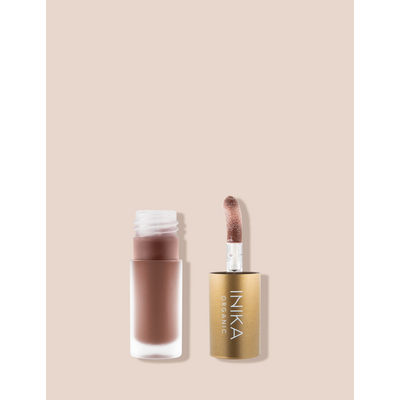 INIKA organic Tinted Lip Oil - Collagen + Squalane - Cinnamon