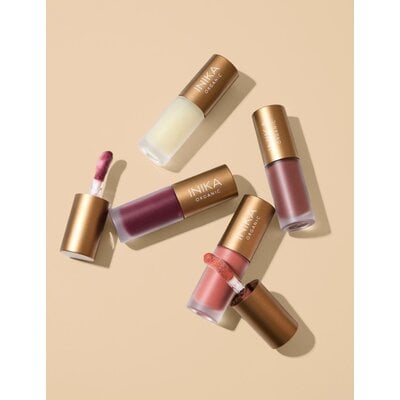 INIKA organic Tinted Lip Oil - Collagen + Squalane - Cinnamon