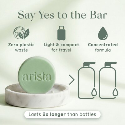 Arista Ayurveda  Shampoo Bar - Stimulerend - 80gr