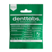 Denttabs Tandenpoets Tabletten met Fluoride 125st.
