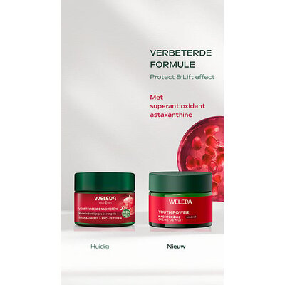 Weleda Youth power nachtcreme granaatappel astaxanthine