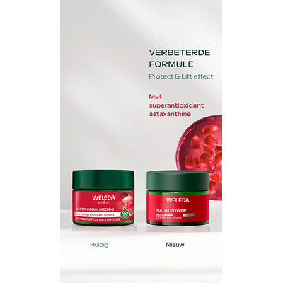 Weleda Youth power dagcreme granaatappel astaxanthine