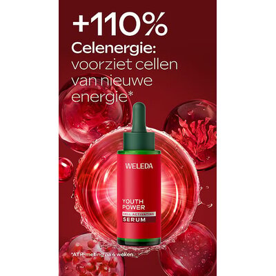 Weleda Youth power serum granaatappel astaxanthine