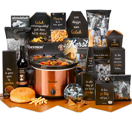 Kerstpakket Een gelukkige maaltijd - 21% BTW