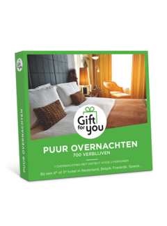 Gift for you - Puur Overnachten  - Digitaal