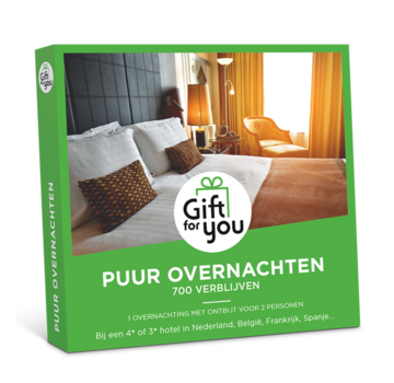 Gift for you - Puur Overnachten  - Digitaal