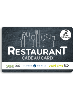 Restaurant Cadeau Card - Digitaal