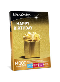 Wonderbox Happy birthday - Digitaal