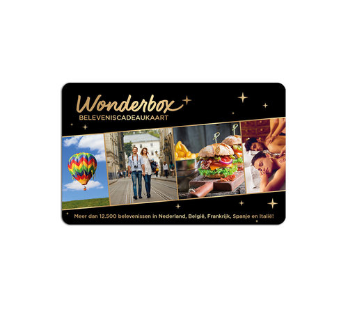 Wonderbox Beleveniscadeaukaart Fysiek