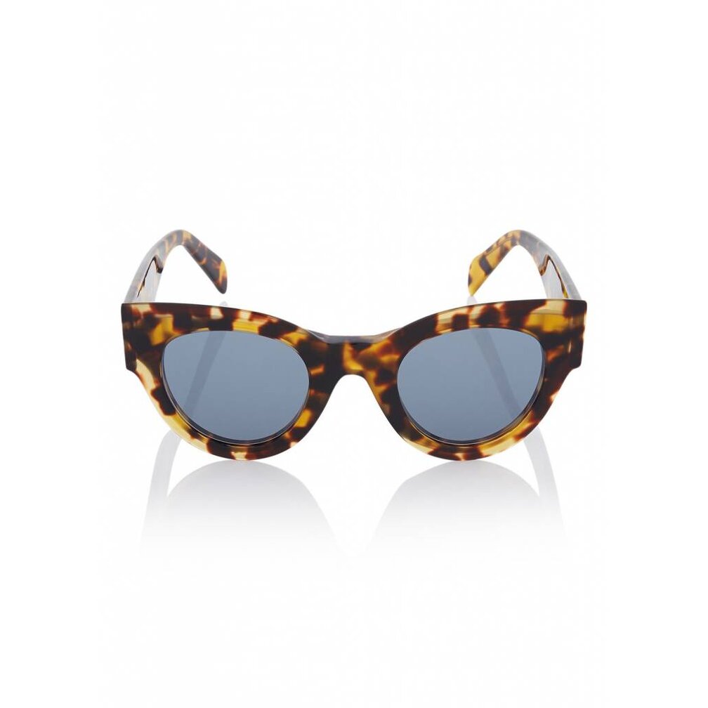 Zonnebril met montuur print