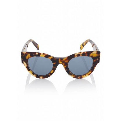 Zonnebril met montuur print