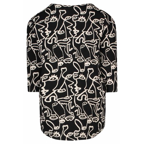 Noppies Nop - meisjes t-shirt 3/4 mouw Vicki zwart Noppies Nop - meisjes t-shirt 3/4 mouw Vicki zwart