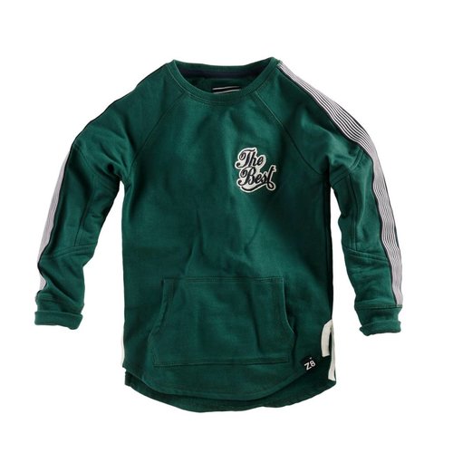 Z8 Z8 - Jongens sweater donker groen Brodie Z8 Z8 - Jongens sweater donker groen Brodie