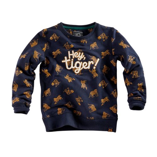 Z8 Z8 - Jongens sweater donker blauw Brent Z8 Z8 - Jongens sweater donker blauw Brent