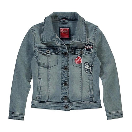 Quapi Quapi - Meisjes zomerjas licht denim Serina 2 Quapi Quapi - Meisjes zomerjas licht denim Serina 2