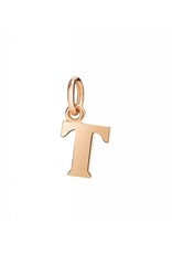 dodo Lettre T  or rose 9K DODO DLET9/T