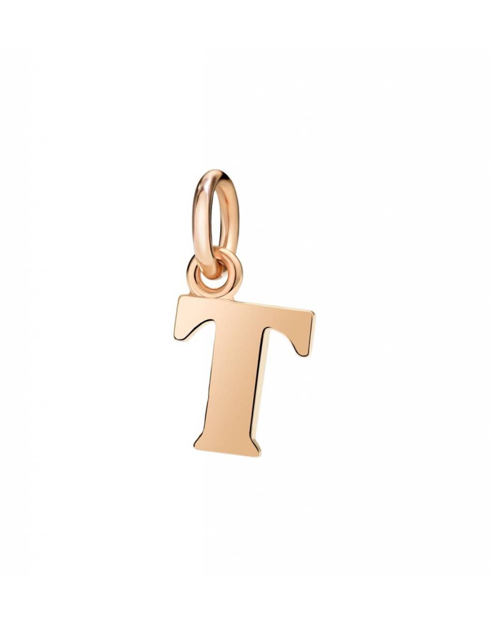 dodo Lettre T  or rose 9K DODO DLET9/T