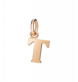 dodo Lettre T  or rose 9K DODO DLET9/T