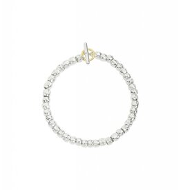 dodo Bracelet kit grains argent 20 cm DODO DKB20/3/1.C’est ici que commence l’aventure… parfait pour les charms et les Lettres. Bracelet, grains et aiguille en argent. Anneau brisé en or jaune.