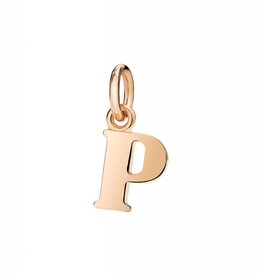dodo Letttre petit P or rose 9K DODO DLET9P/P