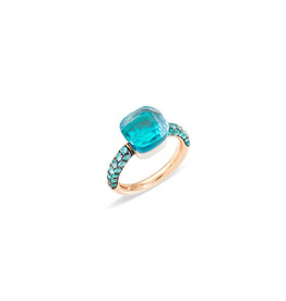 POMELLATO Bg NUDO classique TPZ bleu ciel + agate verte 52 POMELLATO A.B904O6OYTTP-52
