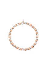 dodo Bracelet kit grains argent et or 18 cm DoDo dkb/3/ag/9/18/k